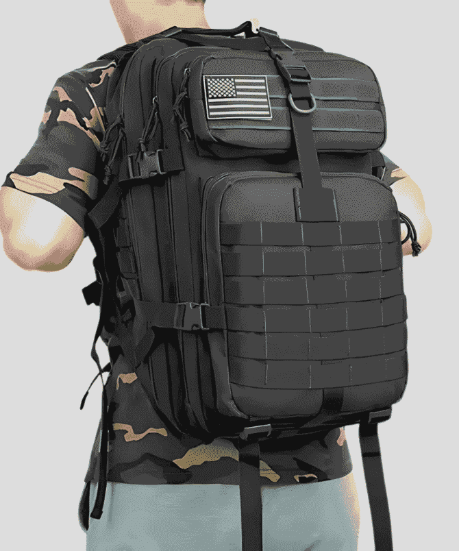 50L Outdoor Backpack Camping Backpack Hiking Backpack Waterproof Tactical Backpack - Image 3