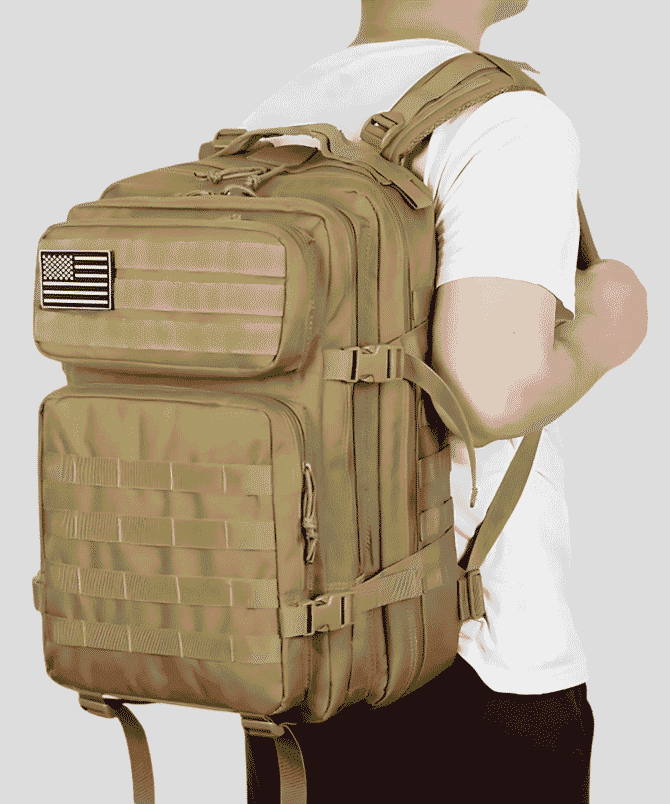 50L Outdoor Backpack Camping Backpack Hiking Backpack Waterproof Tactical Backpack