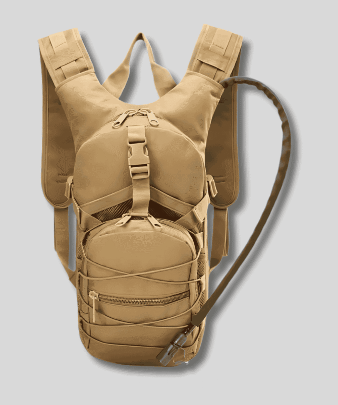 Outdoor Hydration Backpack Camel Bag With 3Liters Water Bladder For Hiking, Camping, Cycling - Image 2
