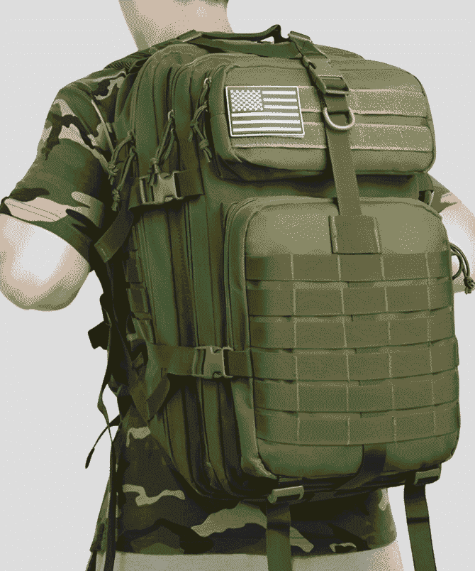 50L Outdoor Backpack Camping Backpack Hiking Backpack Waterproof Tactical Backpack - Image 2